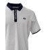 La Martina Polo REGULAR FIT Bianca a manica corta in cotone con logo ricamato blu