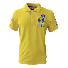 La Martina Polo REGULAR FIT Gialla in cotone a manica corta con logo La Martina