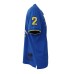 La Martina Polo REGULAR FIT Bluette in cotone a manica corta con patch, maxi logo e logo lettering ricamato a rilievo