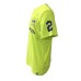 La Martina T-Shirt REGULAR FIT Verde Lime in cotone a manica corta con logo e patch stampati a contrasto blu