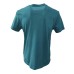 La Martina T-Shirt REGULAR FIT Verde in cotone a manica corta con logo e patch stampati a contrasto verde lime