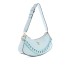 Guess Borsa a spalla Azzurra con dettaglio in catena estraibile e logo Guess