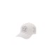 La Martina Cappello da Baseball in cotone bianco con logo ricamato Silver