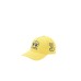 La Martina Cappello da Baseball in cotone giallo con logo ricamato Blu
