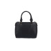 Pollini Borsa nera a mano con Logo Pollini e mini pochette in stampa Heritage estraibile