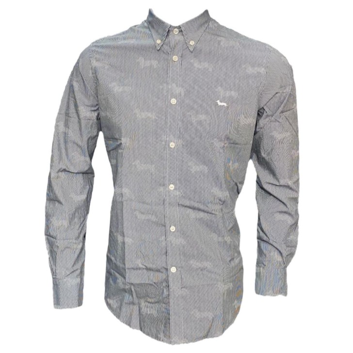 Harmont&Blaine camicia da uomo interamente logata