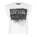 Versace Jeans Couture T-shirt Bianca da Donna con logo