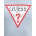 GUESS T-SHIRT AZZURRA LOGO TRIANGOLO NELLA PARTE ANTERIORE