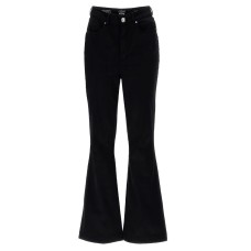 Guess Pantalone Nero a vita alta da Donna 