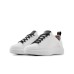 ALEXANDER SMITH WEMBLEY SNEAKER IN LEATHER WHITE BLACK 