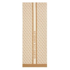 GUESS SCIARPA BEIGE 4G LOGO ALL OVER E LOGO LETTERING
