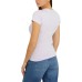 Guess t-shirt lilla con logo 4G in strass