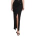 GUESS GONNA LUNGA AIMEE NERA CON GIOIELLO