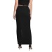 GUESS GONNA LUNGA AIMEE NERA CON GIOIELLO