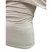 GUESS TOP CHARLOTTE SCOLLO BARDOT COLOR BURRO