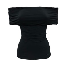 GUESS TOP CHARLOTTE SCOLLO BARDOT COLOR NERO