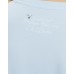 GUESS T-SHIRT AZZURRA TRIANGOLO FLOWER 