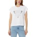 GUESS T-SHIRT BIANCA LOGO IN STRASS