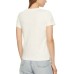 GUESS T-SHIRT CREMA LOGO TRIANGOLO LOVE IN STRASS