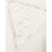 GUESS T-SHIRT CREMA LOGO PYTHON TRIANGOLO A CONTRASTO