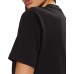 GUESS T-SHIRT NERA CON ORSO ROSA GLITTER 