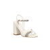 Gattinoni Roma Sandalo Bianco con Tacco da Donna