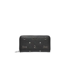 Juisy Couture Portafoglio nero con logo nella parte anteriore