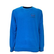 LA MARTINA MAN SWEATER CREW NECK LAMBSCOT Turkish Tile        