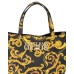 Versace Jeans Couture Borsa a Mano da Donna con stampa Baroque all over, Logo Versace Jeans Couture 