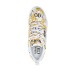 Versace Jeans Couture Sneakers Bianche in pelle da Donna con stampa Baroque all over