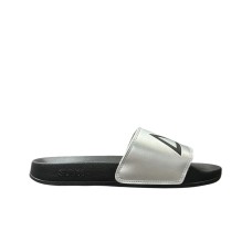 SUN68 SLIPPERS LOGO BLACK E SILVER