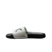 SUN68 SLIPPERS LOGO BLACK E SILVER
