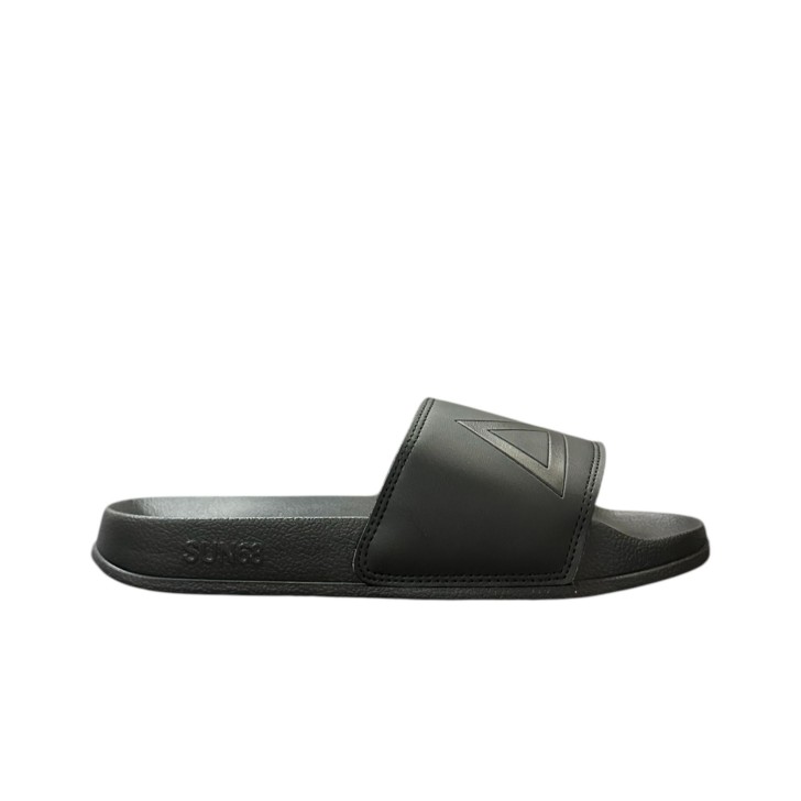 SUN68 CIABATTA LOGO NERO