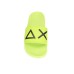 SUN68 CIABATTA GIALLO FLUO DA UOMO CON LOGO NERO 