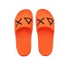 SUN68 CIABATTA ARANCIO FLUO DA UOMO CON LOGO NERO 