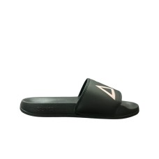 SUN68 SLIPPERS LOGO BLACK DA DONNA