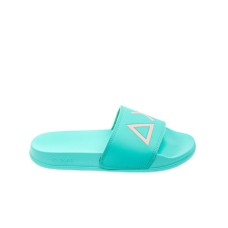 SUN68 CIABATTA VERDE ACQUA DA DONNA CON LOGO BIANCO 