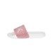 SUN68 CIABATTA DA DONNA BIANCA CON DETTAGLI STRASS ROSA 