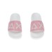 SUN68 CIABATTA DA DONNA BIANCA CON DETTAGLI STRASS ROSA 