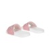 SUN68 CIABATTA DA DONNA BIANCA CON DETTAGLI STRASS ROSA 