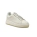 EMPORIO ARMANI SNEAKER IN PELLE CON RETRO SEMITRASPARENTE CON LOGO AQUILA E SUOLA ZIGRINATA