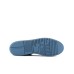 EMPORIO ARMANI SNEAKER IN LEATHER BLUE CON RETRO IN GOMMA BLUE CON LOGO AQUILA