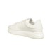 EMPORIO ARMANI SNEAKER IN PELLE CON RETRO SEMITRASPARENTE CON LOGO AQUILA E SUOLA ZIGRINATA