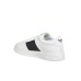 EMPORIO ARMANI SNEAKER BIANCA CON INSERTO NERO E LOGO LETTERING