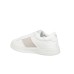 ﻿EMPORIO ARMANI SNEAKER BIANCA CON INSERTO BEIGE E LOGO LETTERING