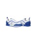 Ea7 Emporio Armani sneakers da Uomo bianca e blu con logo nella parte laterale 