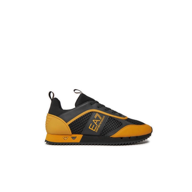 EA7 EMPORIO ARMANI SNEAKERS NERA E GIALLA 