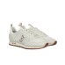 EA7 EMPORIO ARMANI SNEAKER IN TESSUTO WHITE/GOLD