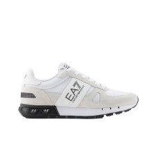 EA7 EMPORIO ARMANI SNEAKER IN MESH WHITE/BLACK LEGACY