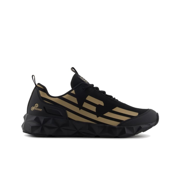EA7 EMPORIO ARMANI SNEAKER IN MESH ULTIMATE C2 KOMBAT CORE BLACK